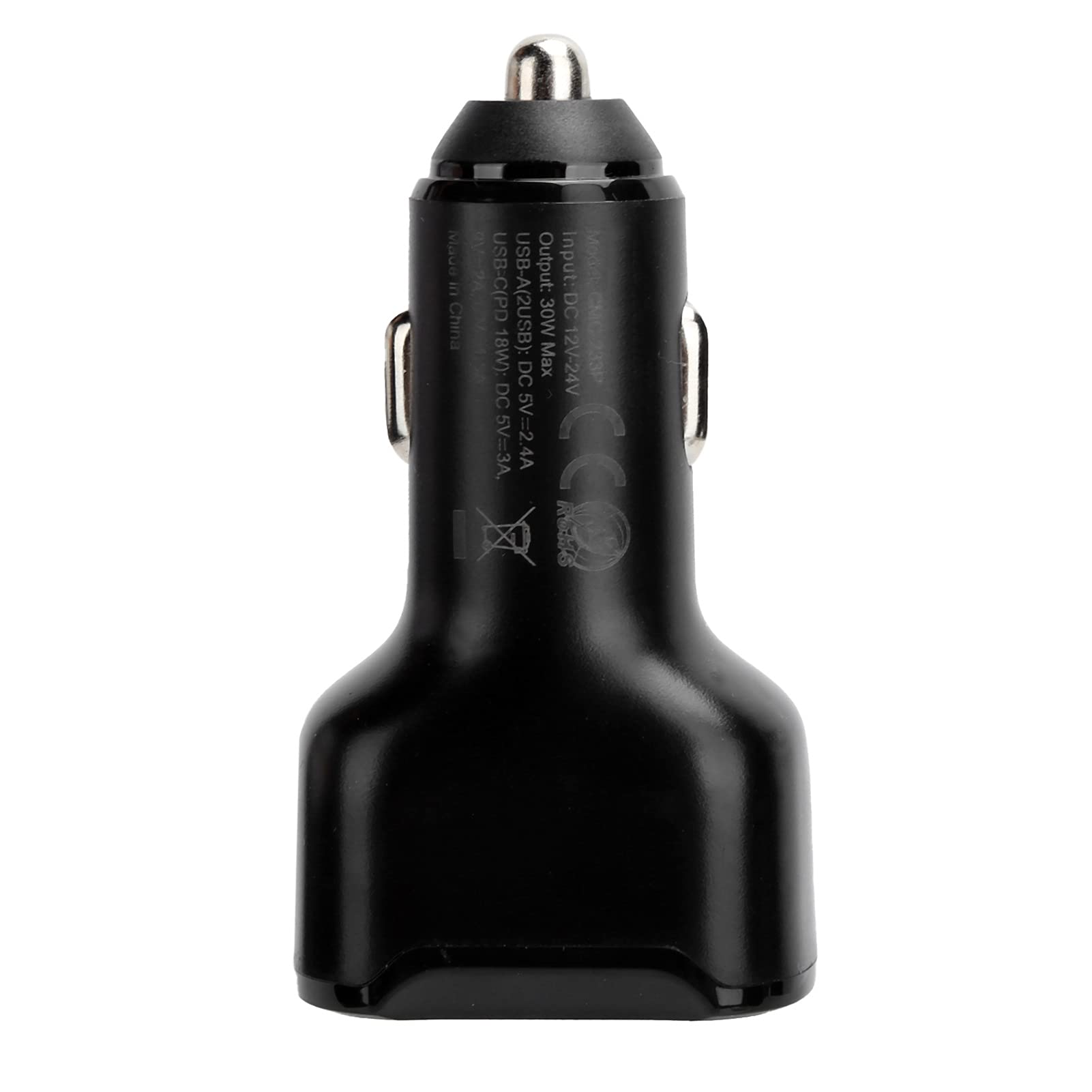 Yctze USB Car Charger QC4.0 3.0 TypeC Fast Charging Cell Phone PC Powering Device Reinforced Non-slip Design