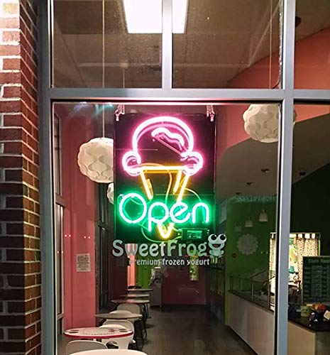 ネオンインテリアサイン　ICE CREAM Ice Cream Neon Sign with Soft Serve Cone - 24