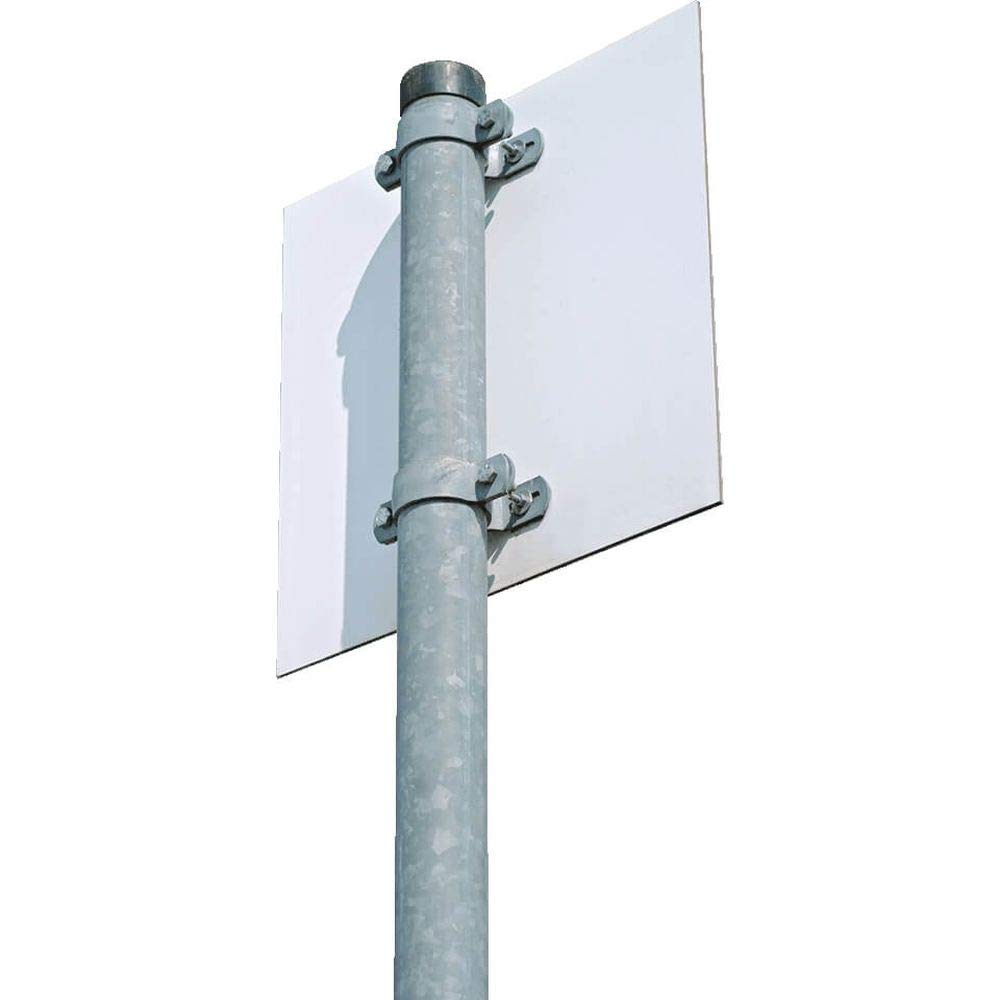 BIGPACK 5 x Rohrpfosten zum Einbetonieren, Ø 6 cm, Länge 3,5 m, aus Stahl, Art.-Nr. 610393 | Schilder Pfosten | Stahlrohrpfosten