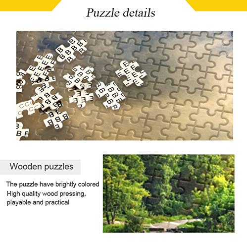 Amazon.co.jp: MAKIKU 1000ピース ジグソーパズル 晴れ 雲り 風景 森