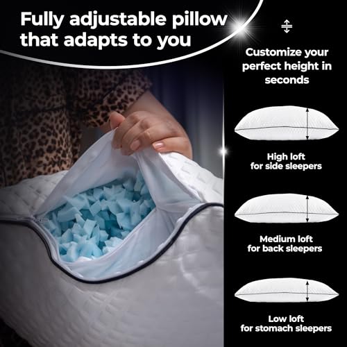 Almohada Espuma Viscoelástica Ajustable Tamaño Queen miniatura 2