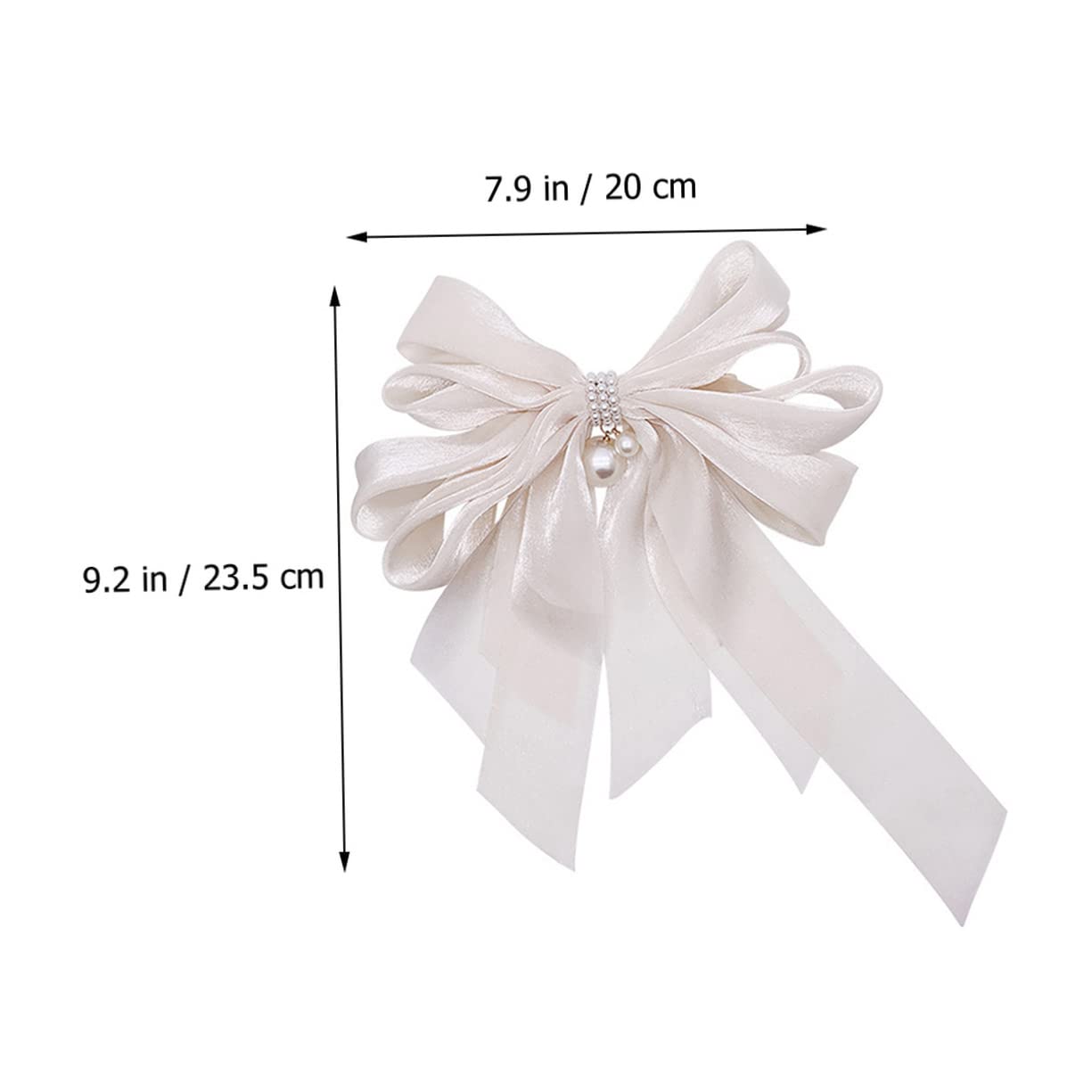 minkissy 10piezas Clips De Pelo De Perlas Para Mujeres y Niñas Lazos De Moda Accesorios De Hair Bow Para Ocasiones