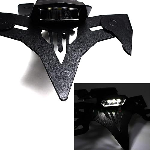 Miniatura 4 de TEMKIN W for Yamaha MT 07 FZ 07 MT07 FZ07 2013-2019 Motorcycle Rear License Plate Holder Bracket Bracket Tail Tidy Fender Eliminator Y