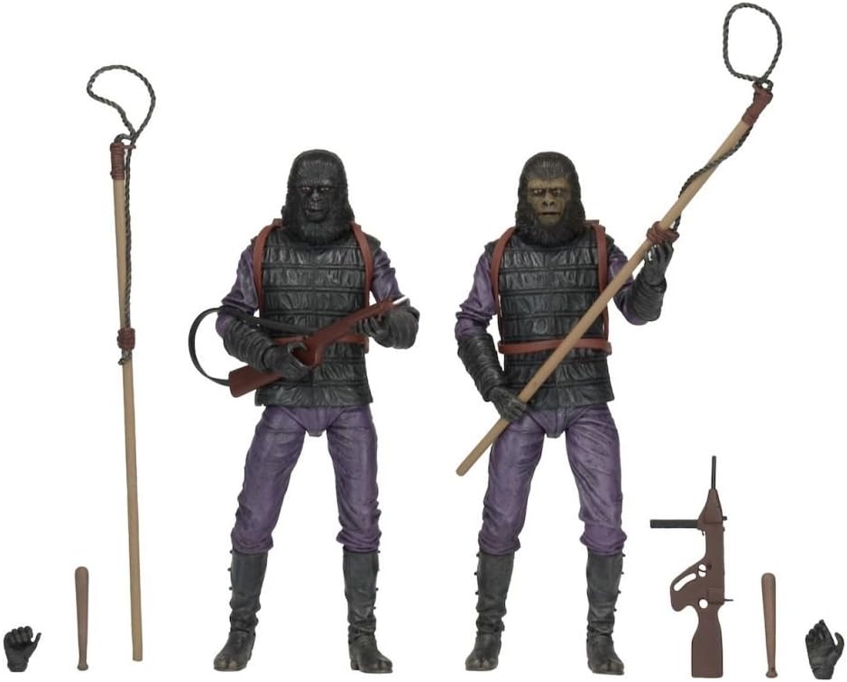 NECA Star Images 7-Inch Planet of The Apes Gorilla Soldier Action Figure (Pack of 2)