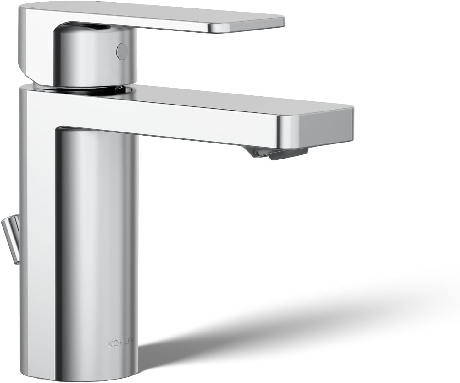 Kohler 23472-4-CP Parallel® Single-Handle Bathroom Sink Faucet, 1.2 gpm, Polished Chrome