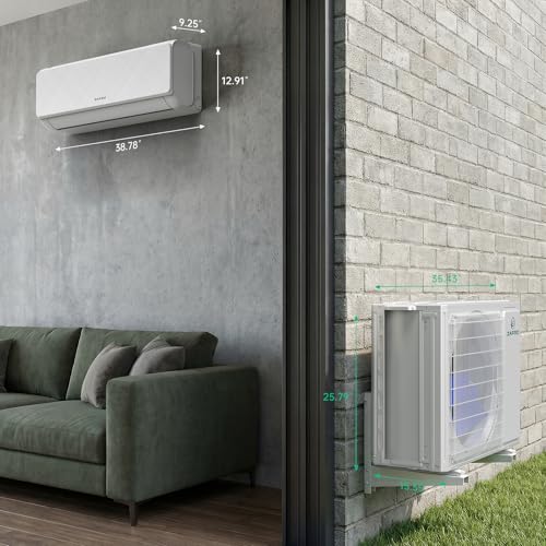 Image of ZAFRO 24000BTU Mini Split Air Conditioner Heat Pump, 19 SEER2, 230 V | Ductless Split Unit AC and Heat, Quiet Operation, Remote and APP Control, Energy Efficient Inverter, Cools Up to 1500Ft