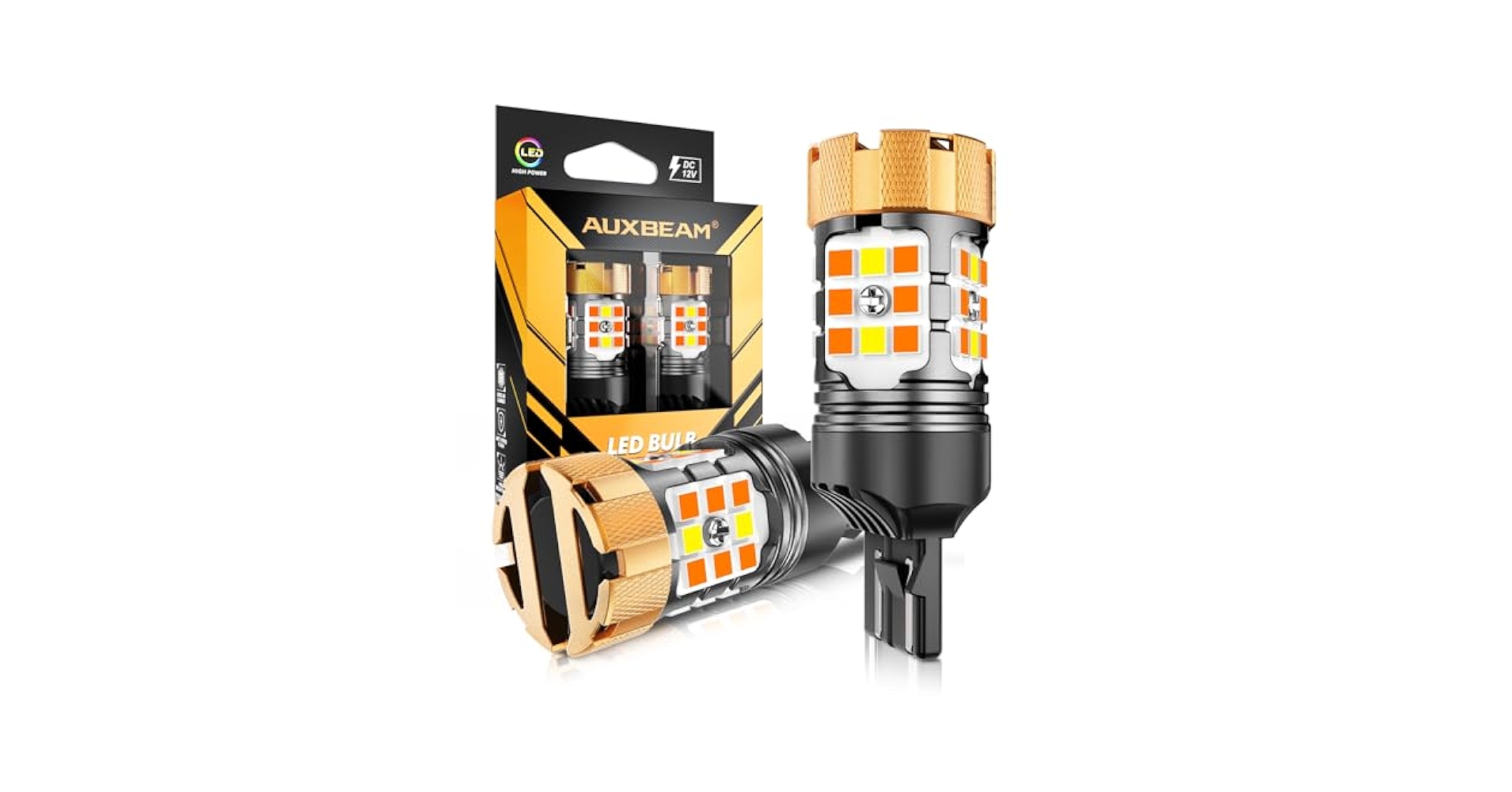 Amazon.com: Auxbeam 2025 B21Pro Series 7443 Switchback LED