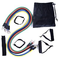 Algopix Similar Product 10 - 11 PCS Resistance Band Set Yoga Pilates