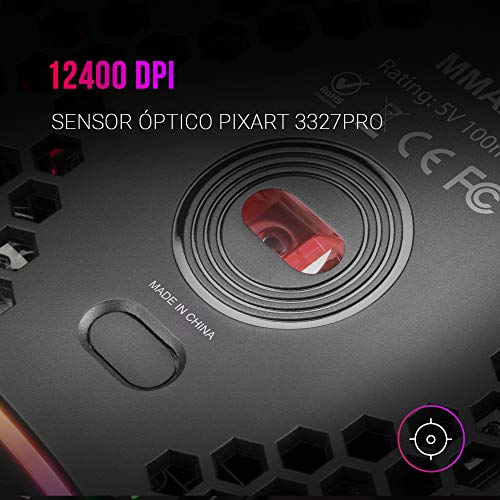 Mars-Gaming-MMAX-Negro-Raton-Gaming-Ultraligero-RGB-Chroma-12400-DPI-Sensor-optico-PixArt-3327PRO