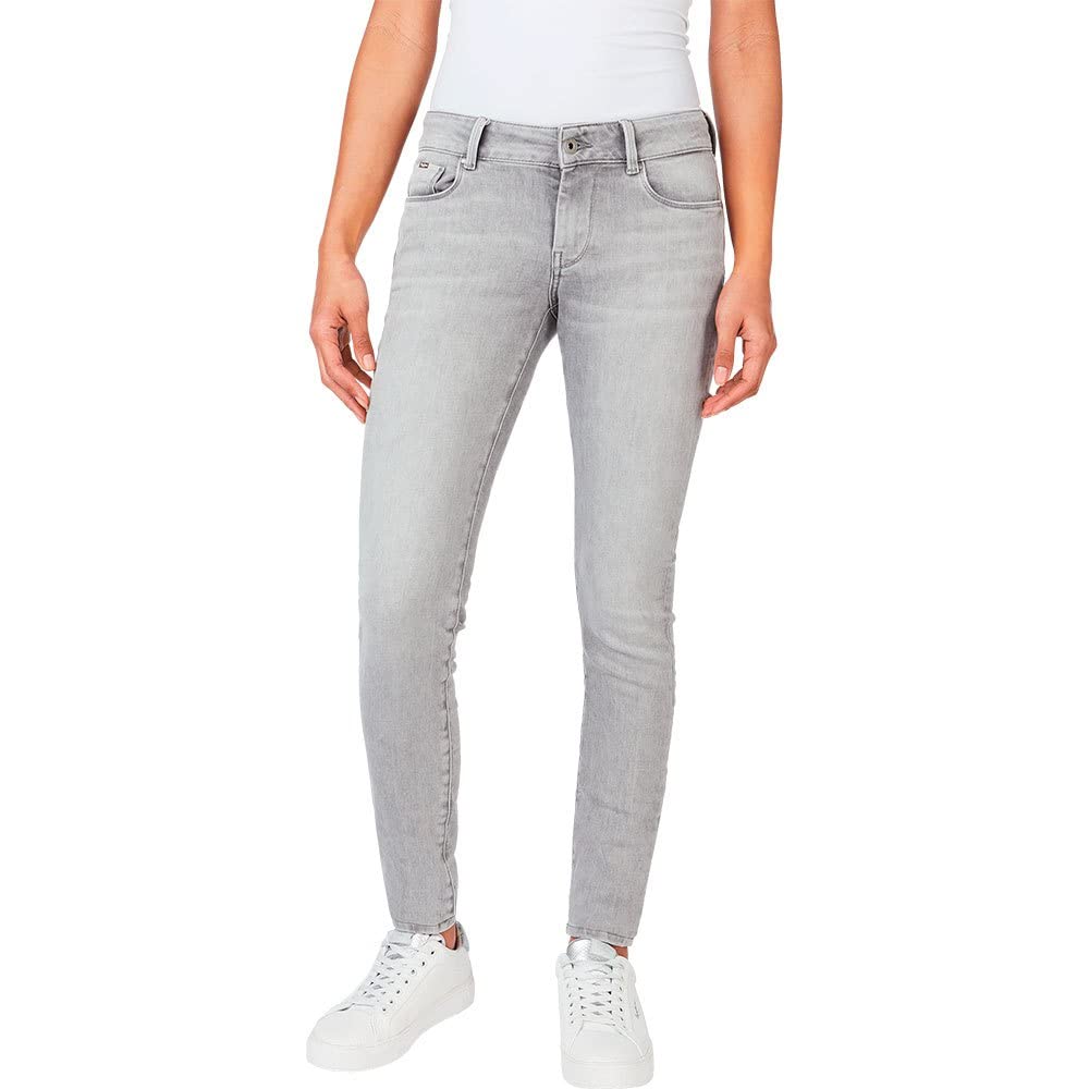 Pepe Jeans Damen Jeans Soho, Grau (Denim-uf6), 28W / 28L