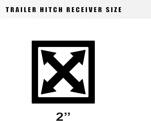 Miniatura 5 de Armordillo 7163928 Enganche de remolque clase 3 con tubo receptor de 2 pulgadas, color negro para Toyota Sienna 2004-2020