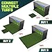 GoSports 12x 6 ft Golf Simulator Turf - 15 mm Elite Golf Mat for Indoor Home Setups