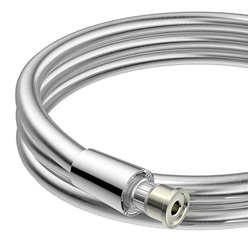 Korpusbad® Duschschlauch Brauseschlauch PZS200P Verbindungsschlauch zwischen Mischbatterie und Handbrause | Standard DIN-Anschlüsse 1/2 Zoll | 2000 mm lang | mit Knickschutz