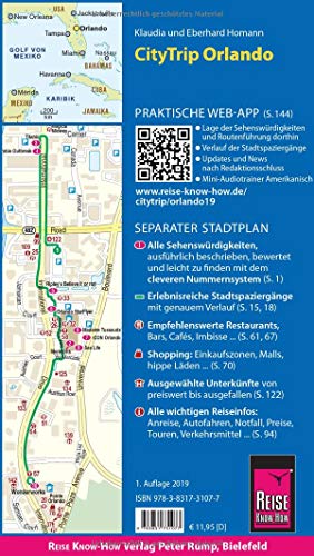 Reise Know-How CityTrip Orlando: Reiseführer mit Stadtplan und kostenloser Web-App