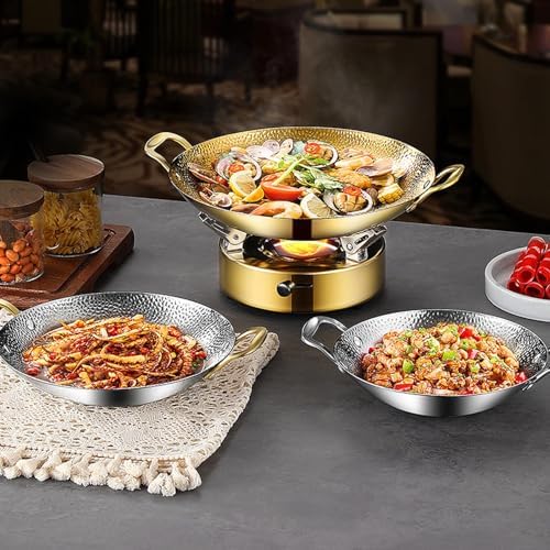 Commercial Chafing Dish Buffet Warmer Set - Stainless Steel Catering Equipment with Alcohol Stove - Ideal for Weddings, Parties, and Events