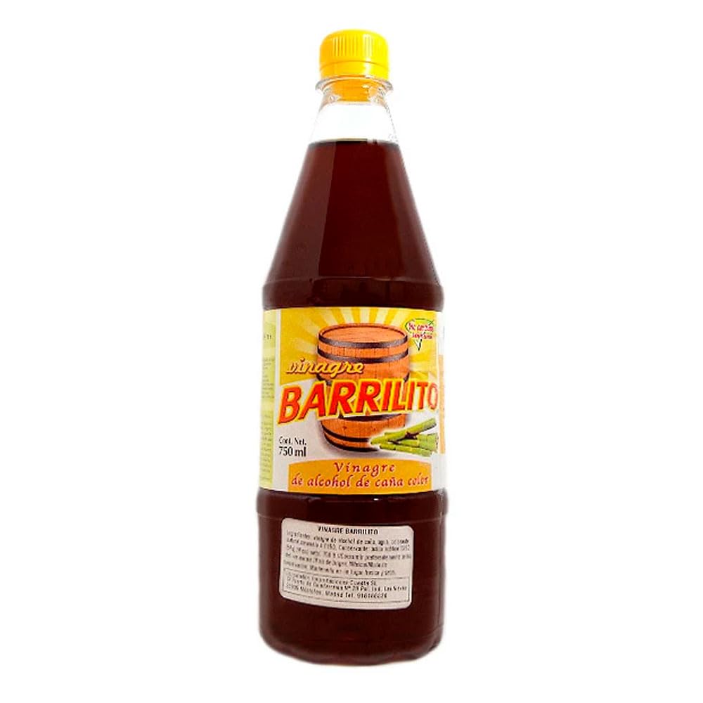 Vinagre de Caña de Azúcar Mexicano Barrilito 750 ml, aromático y suave para ensaladas