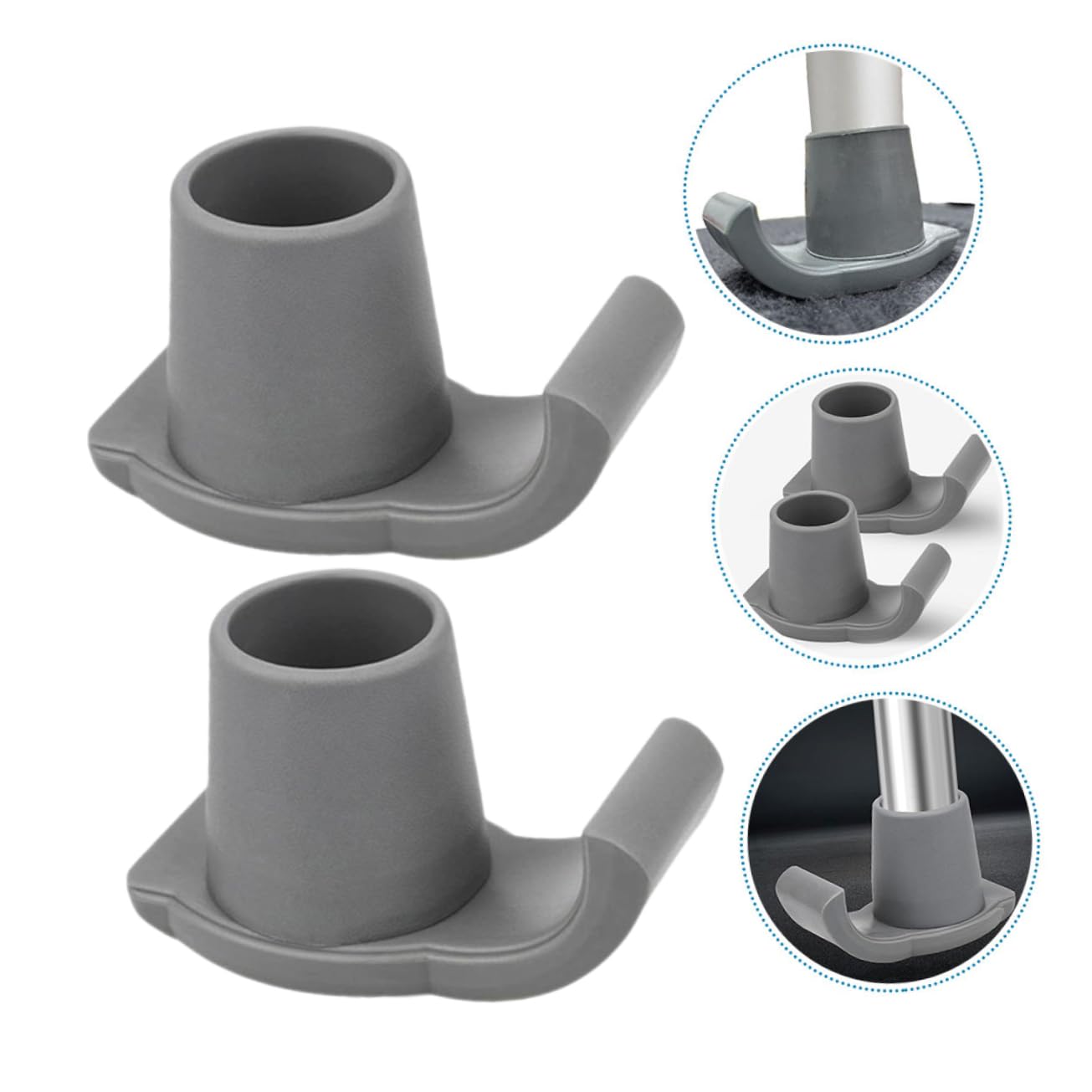 Scivoli per Walker Ski Glides Antiscivolo 6 Pezzi Tpr Pp | Deambulatore e Stampelle, Accessori per Mobilità, Guida Fluida e Superficie Non Aderente