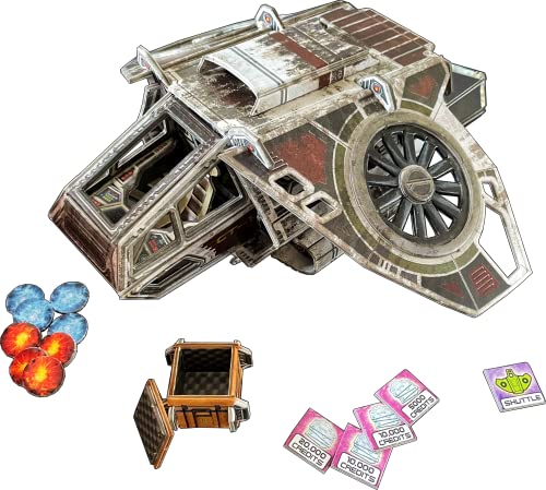 Core Space First Born: Patrol Class Shuttle - Battle Systems Cooperative/Solo SciFi Dungeon Crawler Juego de mesa