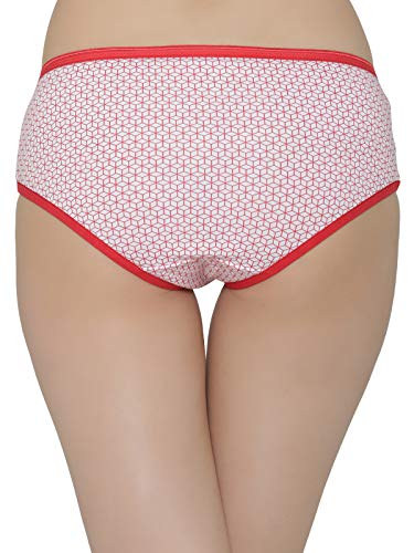 Image of Clovia Women's Cotton Mid Waist Printed Hipster Panty