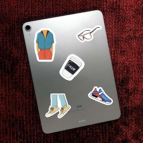 Image of Zesta Aesthetic Stickers for Laptop /Waterproof Anime Decal for Books /Vinyl Sticker for Fridge /Easy to Use Korean Car Sticker Kawaii Cute Stickers (Aesthetic)-Self-Adhesive