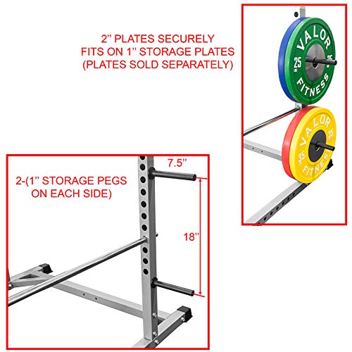 Valor Fitness BD-41 Heavy Duty Power Cage with Multi-Grip Chin-Up Bar