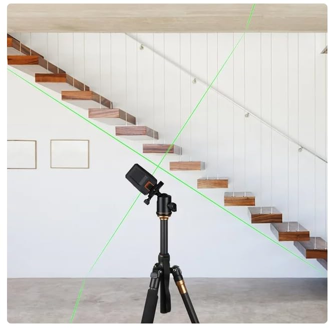 SC-L07 Laser Level projecting laser lines for staircase layout
