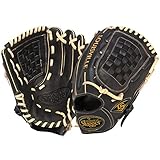 Louisville Slugger 12-Inch FG Dynasty Baseball Infielders Gloves, Black, Left Hand Throw