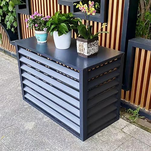 Grilles de protection en aluminium premium pour pompe à chaleur et jardin