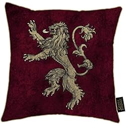 DREAMTEX LTD Juego de Tronos - Cojin de la casa Lannister de 40 x 40 cm