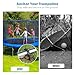 AW Yescom 6 Pack Trampoline Enclosure Poles w/Caps & 8 Pack 11