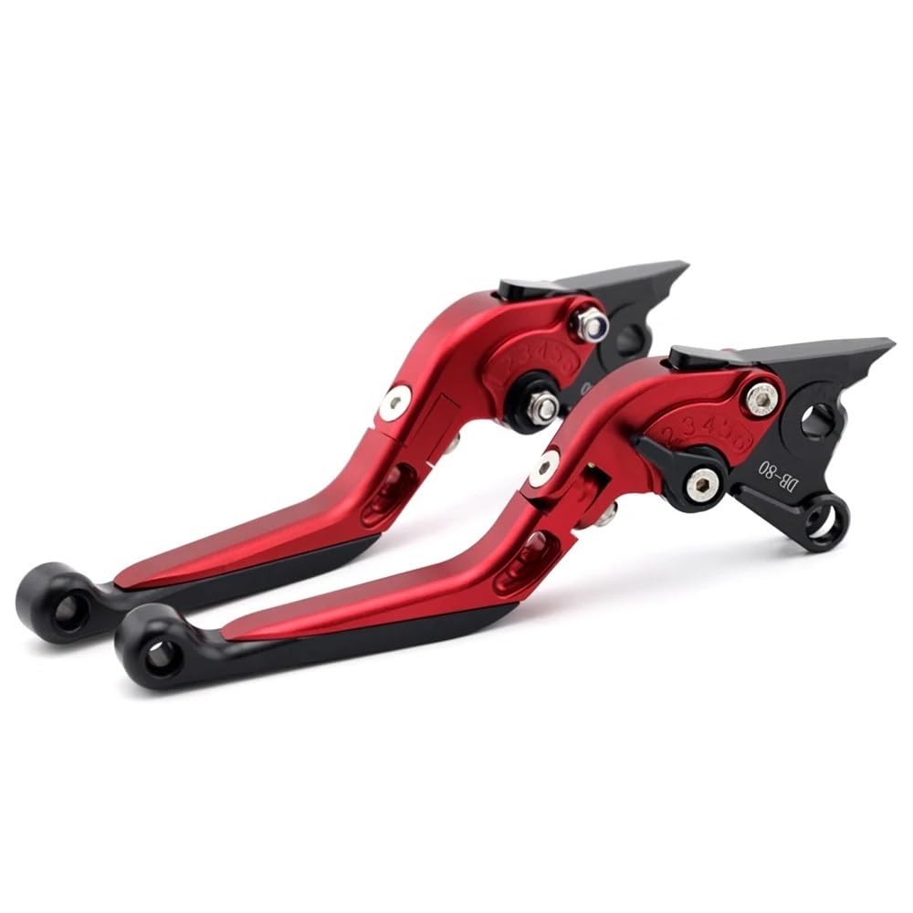 Pliqvbn Red Clutch Brake Shafts Motorcycle Brake Clutch Levers For For Monster S4 S4r S2r 900 1000 For Multistrada 1100 For Supersport ﻿