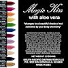 Magic Kiss Color Changing Matte 6 Piece Lipstick Set infused with Aloe Vera Made in USA (Colors of Aloha 1)