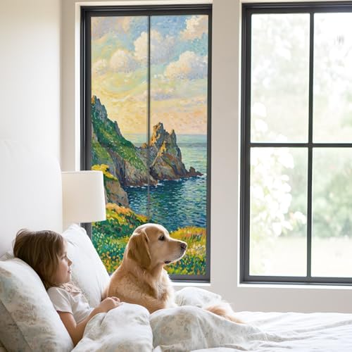 Película de privacidad para ventana 29.5x78.7 pulgadas miniatura 2