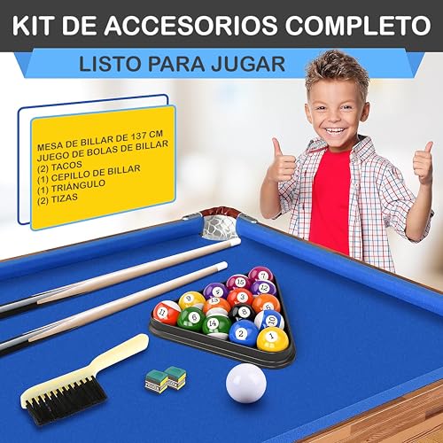 Variante de SereneLife mesa billar 122 cm 4 en 1 plegable