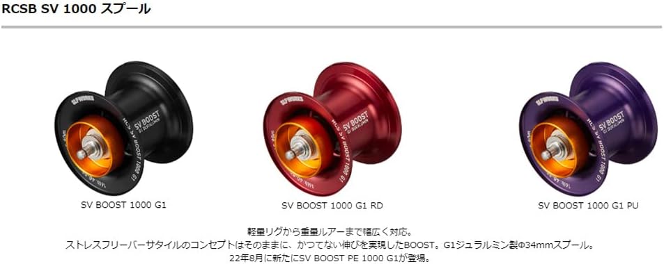 Daiwa SLP Works RCSB SV Boost 1000 G1