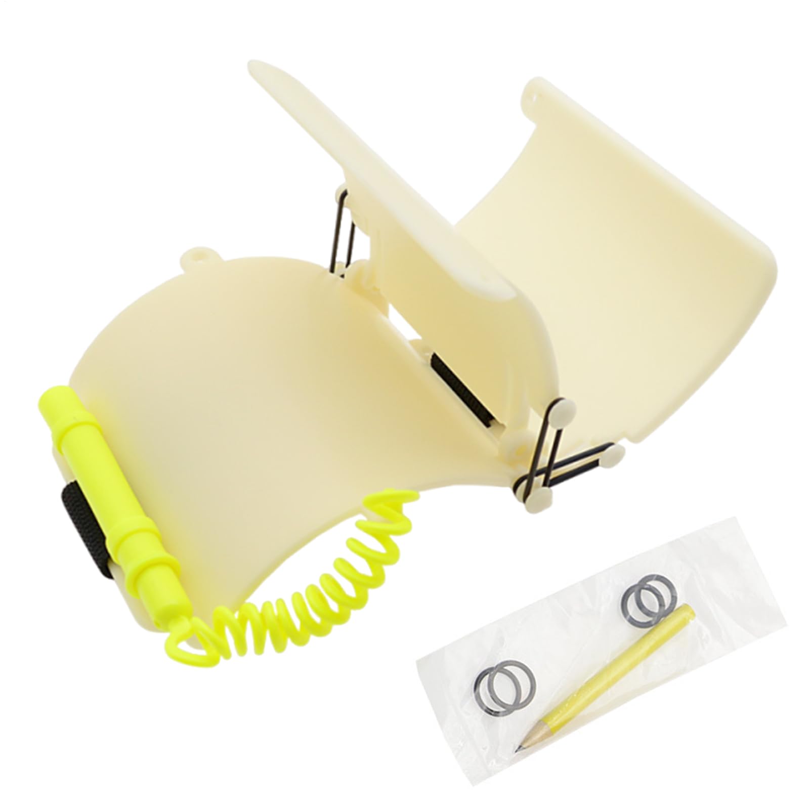 Tarjeta de escritura de buceo, sons submarinos Luminous Página atada a la muñeca para comunicación de buceo. Pollo de buceo con función luminosa, Freediver Men