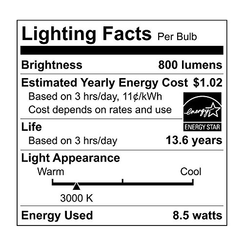 Ecosmart 1001370396 60W Equivalent Bright White A19 Energy Star + Dimmable Led Light Bulb thumb #1