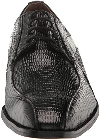 Stacy Adams Men's Turano Bike Toe Oxford, Black, 12 Wide | Image 1