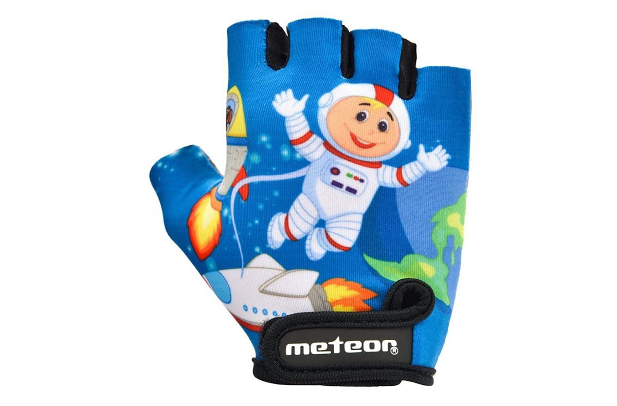 Nuibechenly Fahrradhandschuhe Kinder - Mit Gel Polsterung, Reflektierend, 2 Paar Set