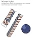 ESTUYOYA - Pulsera de Nailon Compatible con Apple Watch Colores Bandera de...