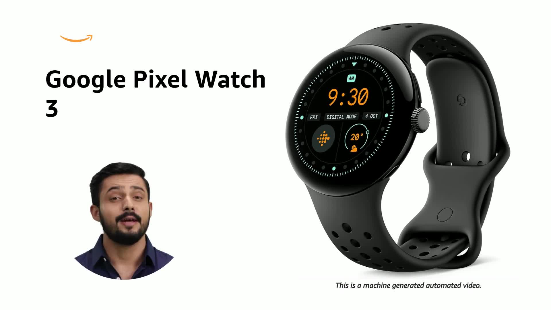 Google Pixel Watch 3 (45 mm) – Android smartwatch with heart rate 