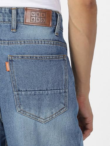 Image of Urbano Fashion Men Mid Rise Loose Jeans