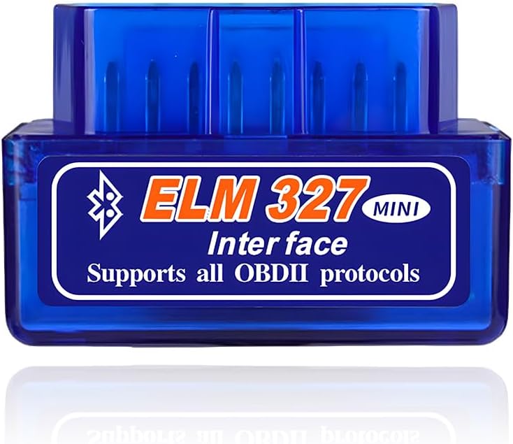 OBDII Car Auto Diagnostic Scanner, ELM327 Automotive Bluetooth Scan Tool and Code Reader, Professional Car Bluetooth Engine Fault Code Reader, Universal Car Accessories (1 PCS)