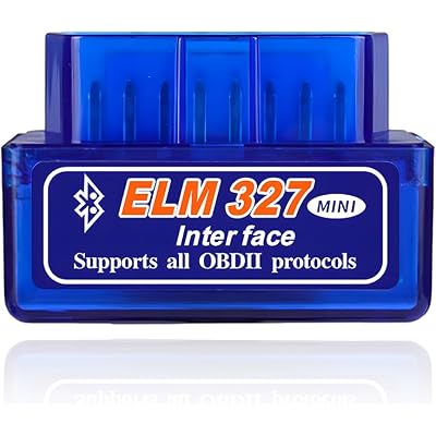 KVAEY OBDII Car Auto Diagnostic Scanner, ELM327 Automotive Bluetooth Scan Tool and Code Reader, Professional Car Bluetooth Engine Fault Code Reader, Universal Car Accessories (1 PCS)