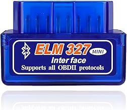 KVAEY OBDII Car Auto Diagnostic Scanner, ELM327 Automotive Bluetooth Scan Tool and Code Reader, Professional Car Bluetooth Engine Fault Code Reader, Universal Car Accessories (1 PCS)