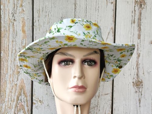 Image of Wide Brim Bucket Hat for Women Girl Men Boy