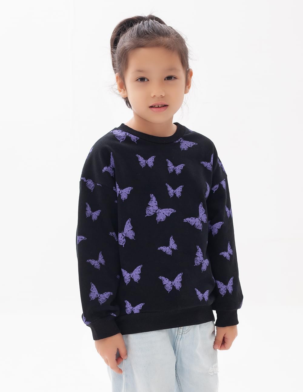 BINIDUCKLING Toddler & Little Girl Crewneck Graphic Sweatshirt 18 Months - Size 6 - Image 2