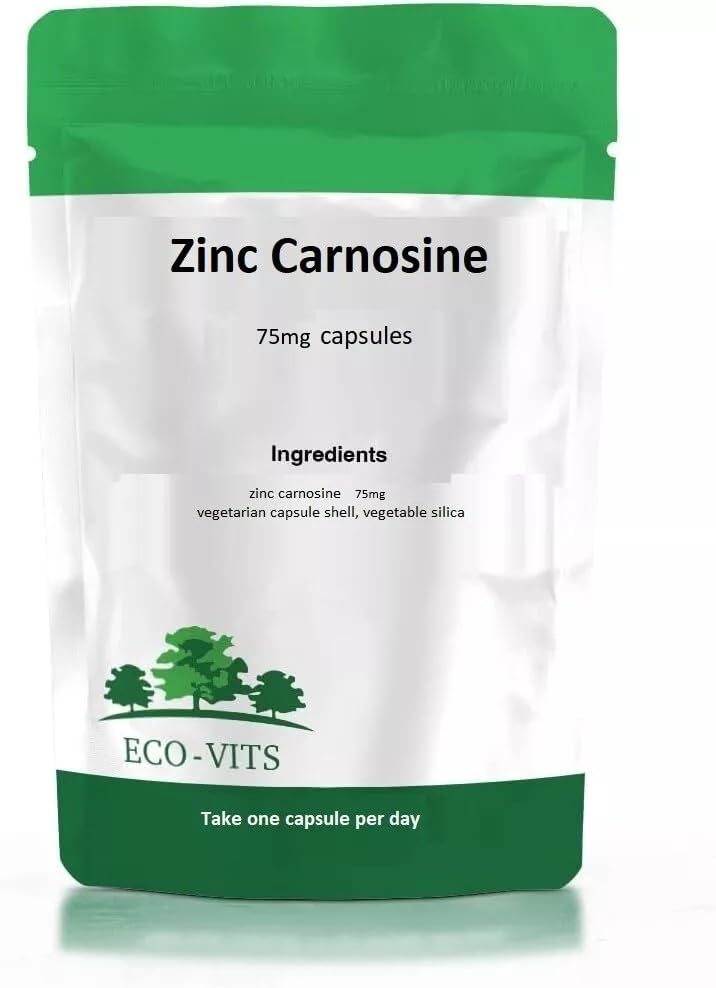ECO-VITS Zinc Carnosine 75mg 30 Capsules