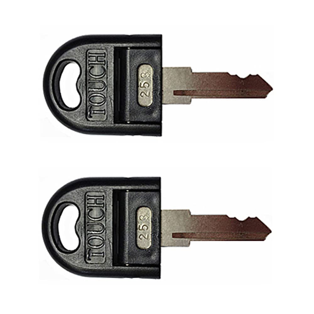 Replacement Key Service Black Pair Of Replacement Touch Keys For Senator Office Furniture (Range 001-600) | Touch T6 Keys | Filing Cabinets, Desks, Tambour Units & Cupboards | Arenson, Senator And Mobili | Key Number Required