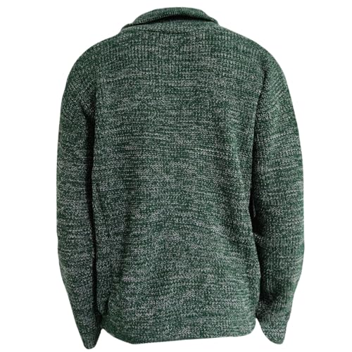 ZOCANIA Cardigan Sweaters for Men Cable Knit Sweater Shawl Collar Button Down Cardigans Casual Long Sleeve Mens Fall Sweater4